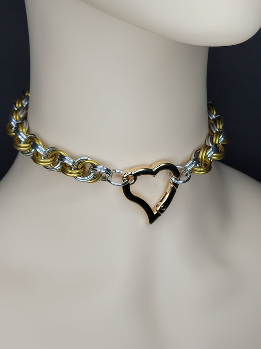 Double Spiral Rope Chain Choker